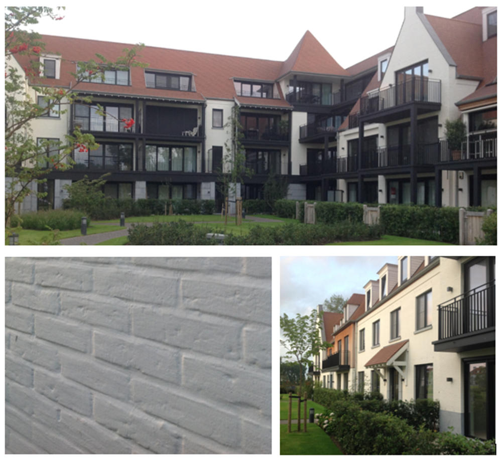 Lakefront appartementen - Knokke - Geel zz gekaleid