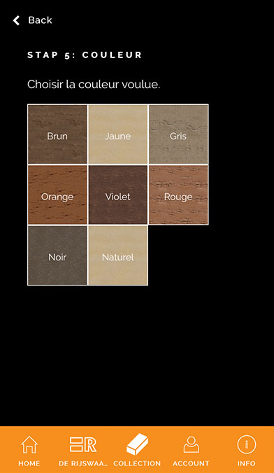 Étape 5 : Coloris