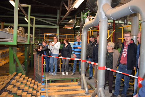 rondleiding in de fabriek